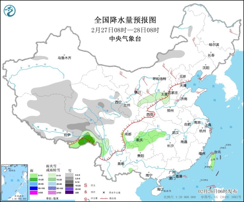 全国大部天气晴好南方大部地区气温继续回升