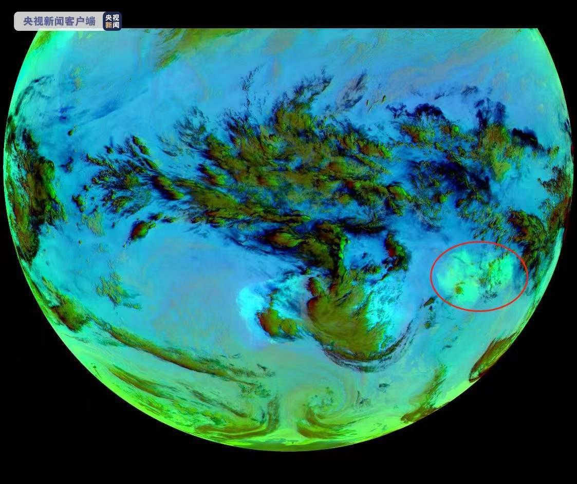 汤加火山爆发 我国风云卫星第一时间提供卫星数据支持