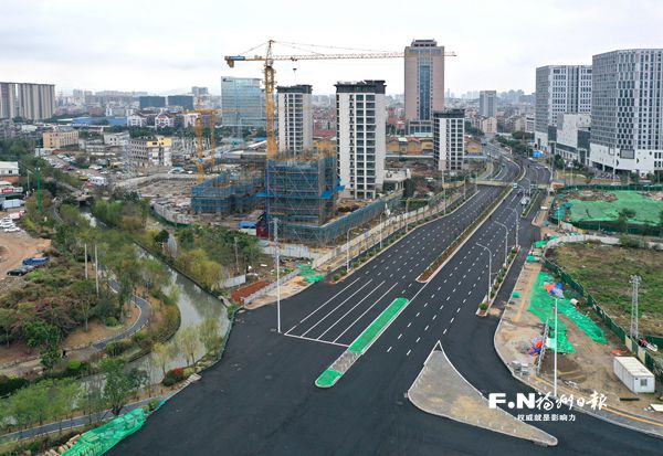 雁山路道路工程全面完工 江南CBD片区路网再升级
