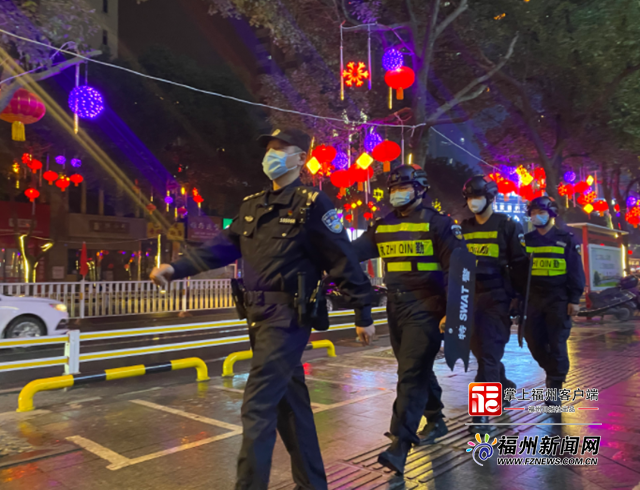 福州出动4.5万人次警力 力保春节社会治安平稳