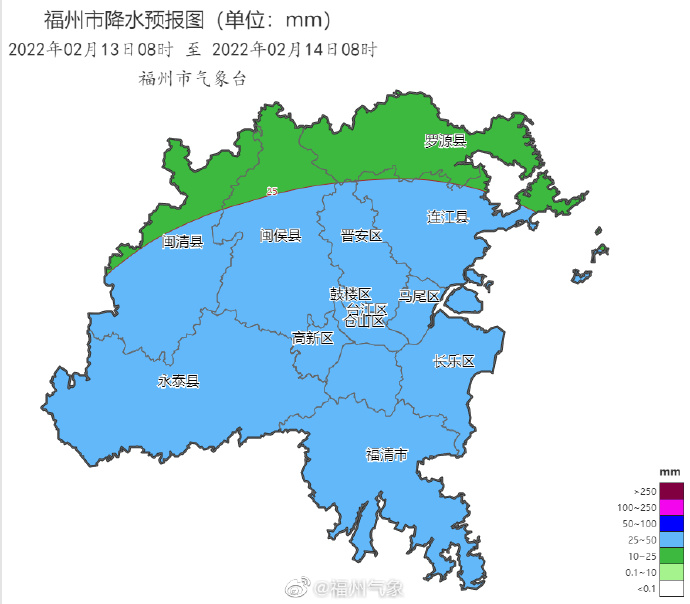 注意！周日福州将迎中到大雨 未来一周湿冷持续