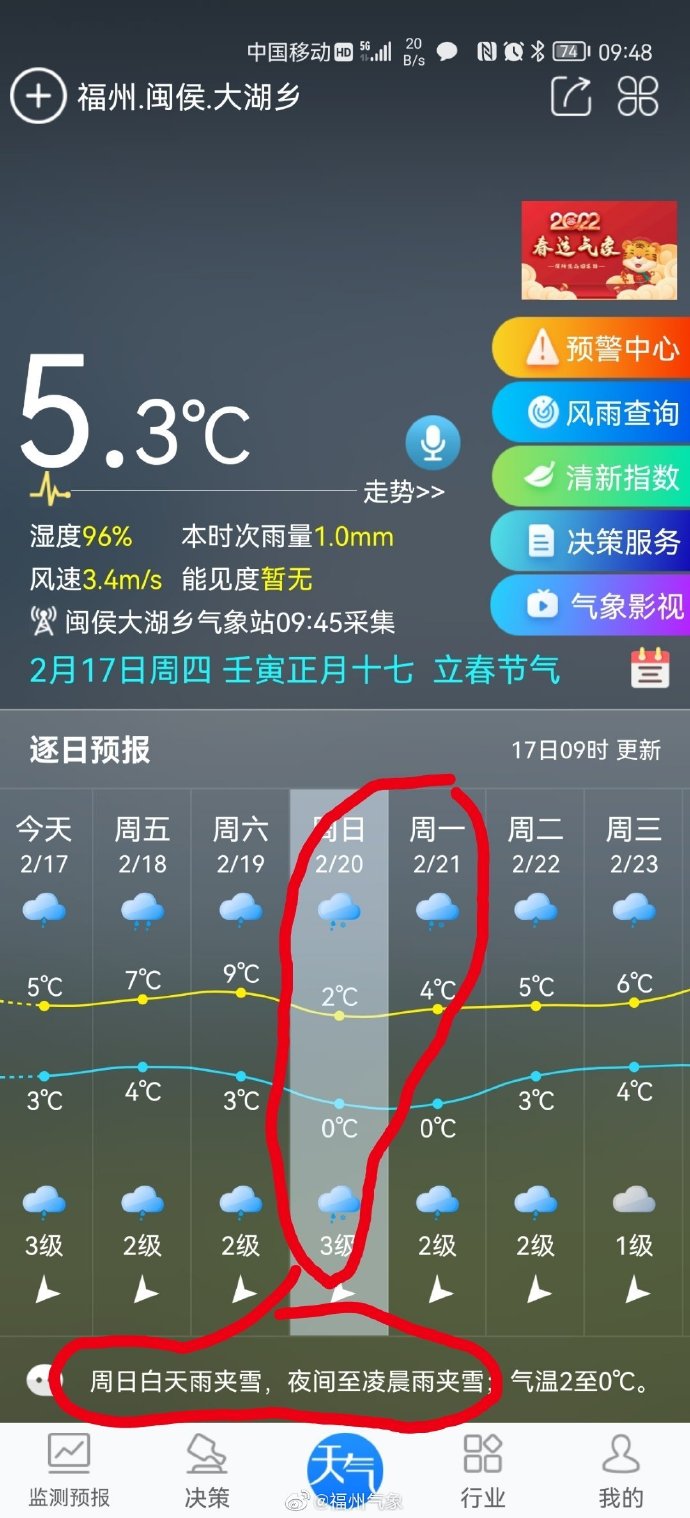 冷空气要来了！福州要下雪了？你期待吗？