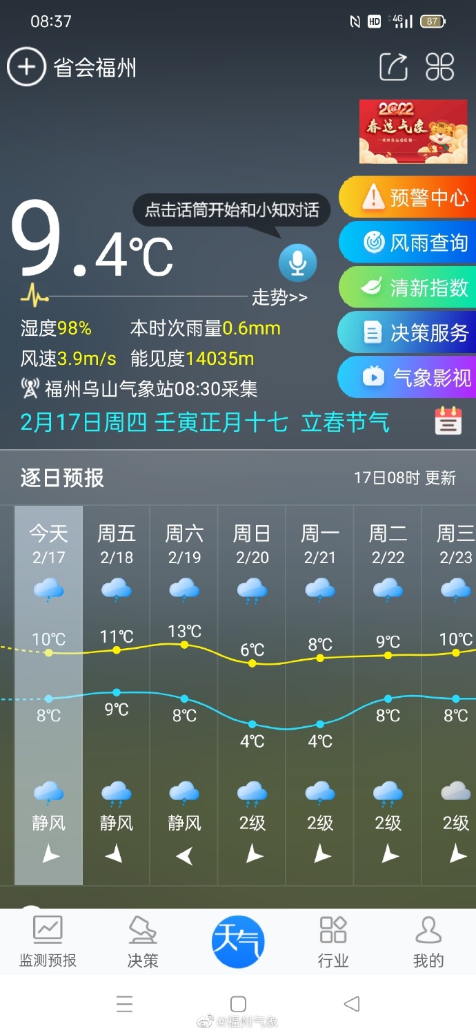 冷空气要来了！福州要下雪了？你期待吗？