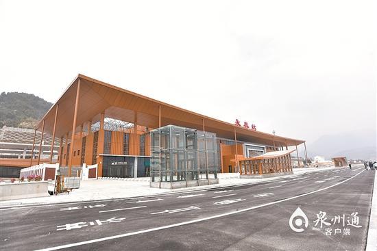 兴泉铁路泉州段预计今年5月试通车 四大站房展露新颜