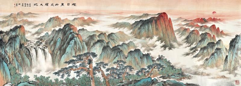 “福”在青山绿水间：画家杨东平笔下的时代气韵