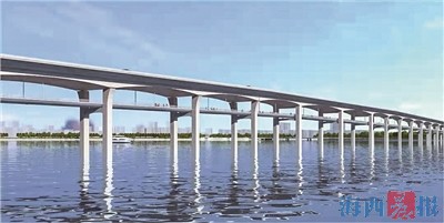 厦门溪东大桥计划年底建成 将成为进出大嶝岛的重要通道