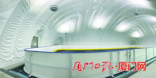 真冰滑冰场来了！厦门市体育中心滑冰馆预计中旬建成