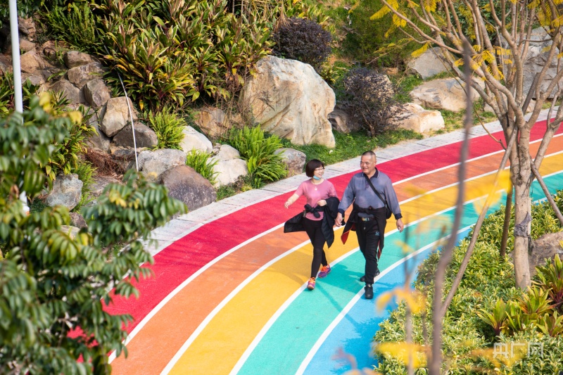 福州福山郊野公园彩虹步道美出圈