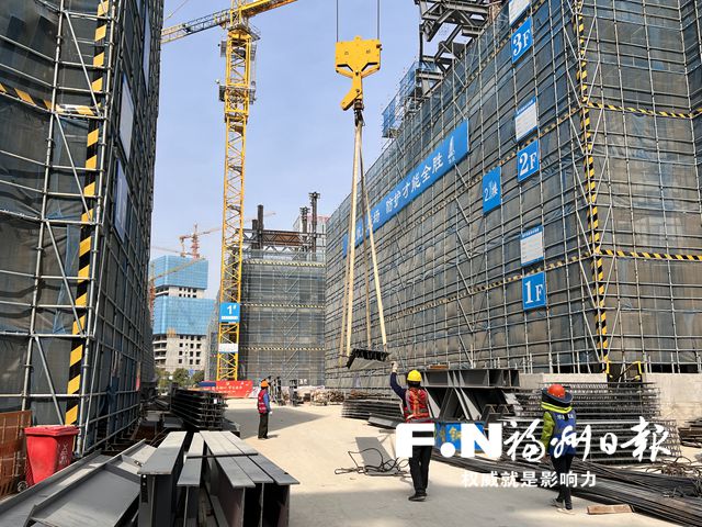 长乐“三馆三中心”项目稳步推进 预计10月完工