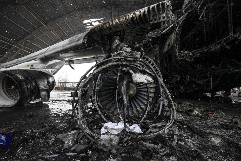 全球最大运输机安-225在俄乌冲突中被毁