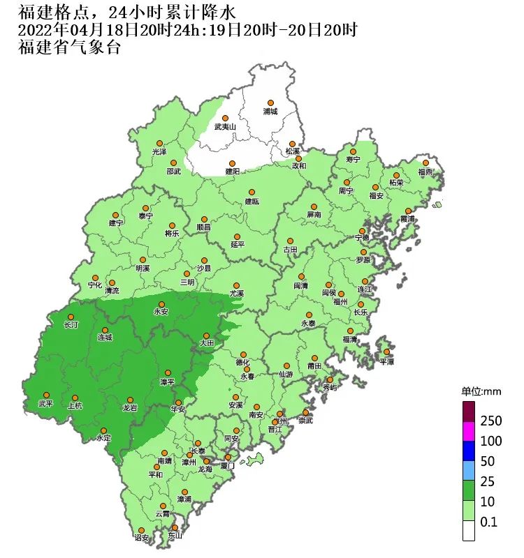 福建本周将开启雨雨雨的一周，气温处于回升进行时