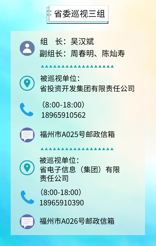 十一届省委第一轮第一批巡视展开 7个巡视组进驻14家省属国有企业