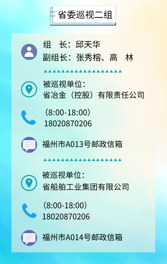 十一届省委第一轮第一批巡视展开 7个巡视组进驻14家省属国有企业