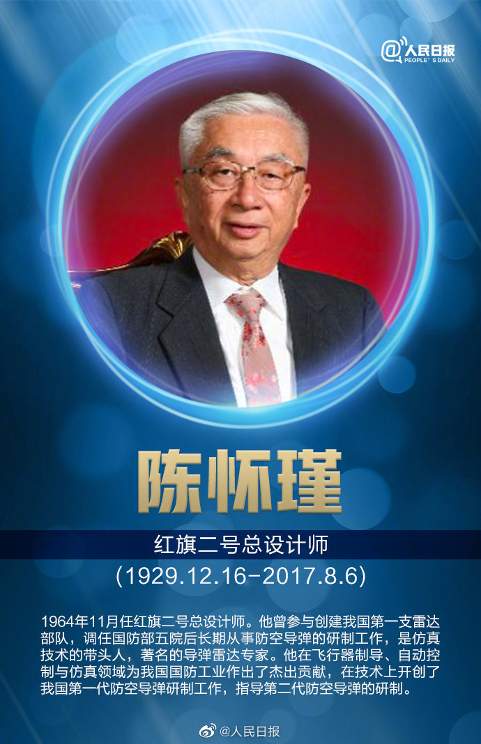 记住他们的名字！这12位导弹功勋曾长年隐姓埋名