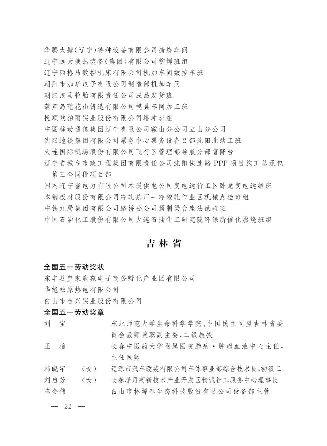 重磅！2022年全国五一劳动奖和全国工人先锋号名单来了！