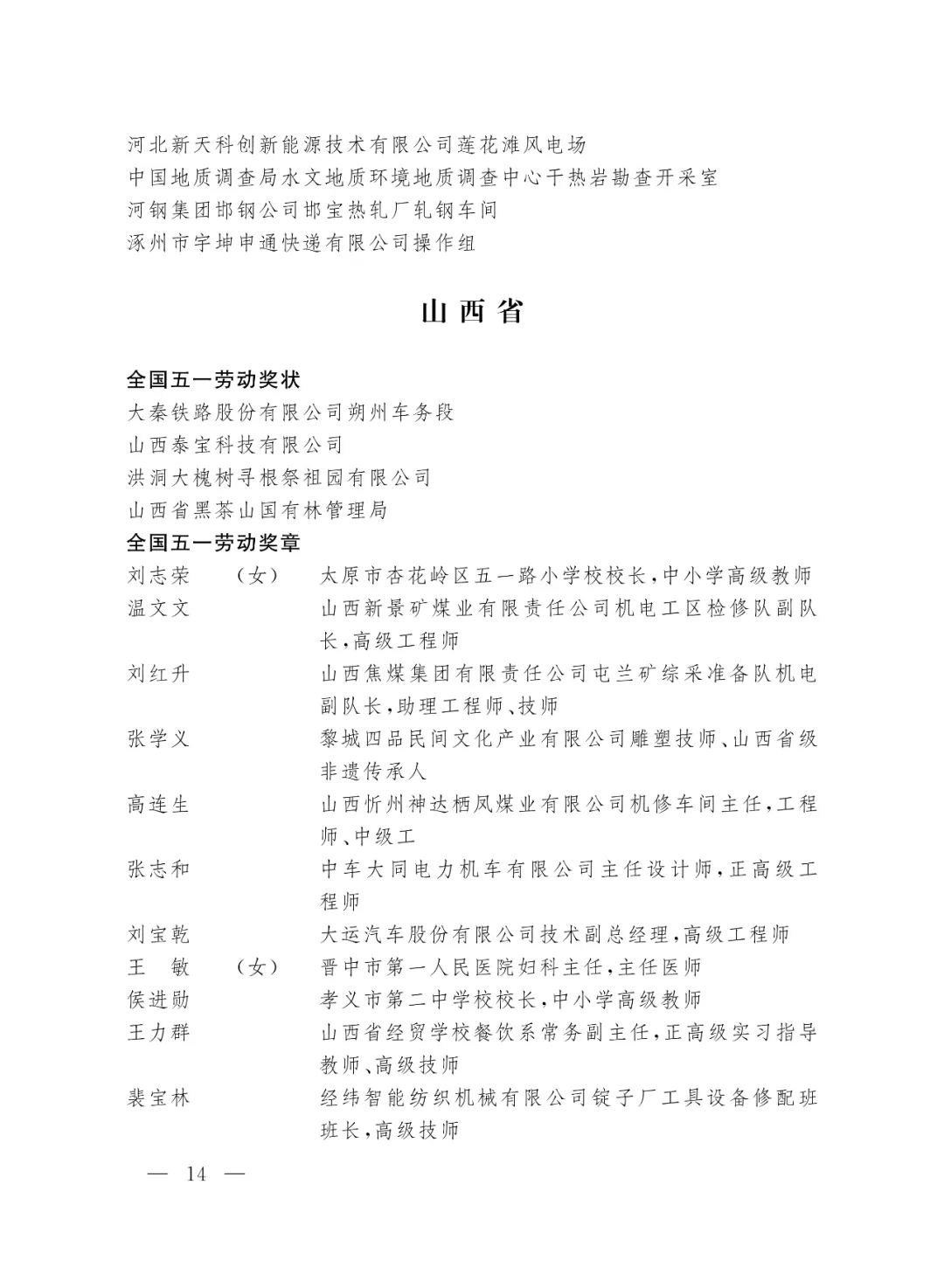 重磅！2022年全国五一劳动奖和全国工人先锋号名单来了！