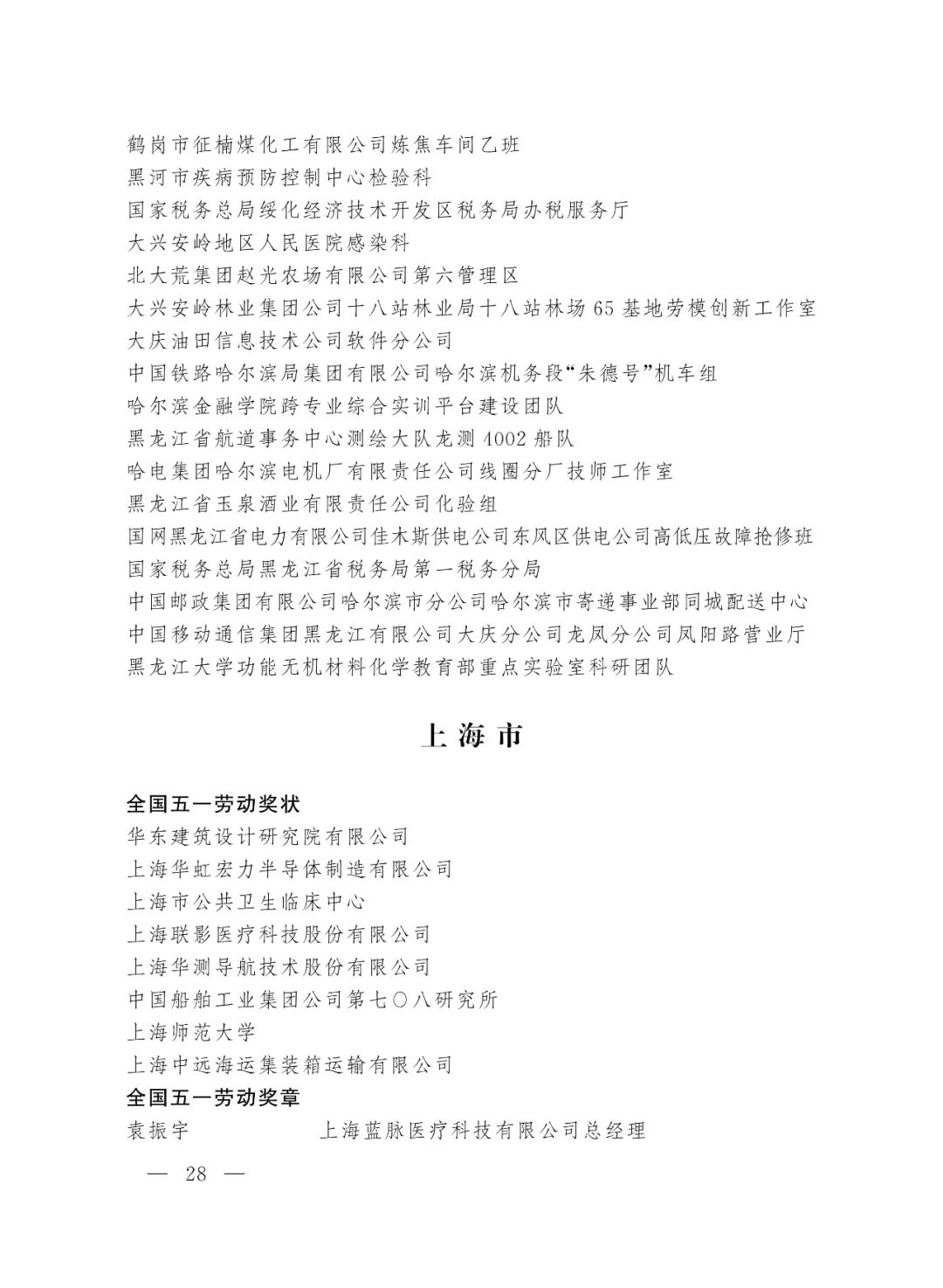 重磅！2022年全国五一劳动奖和全国工人先锋号名单来了！