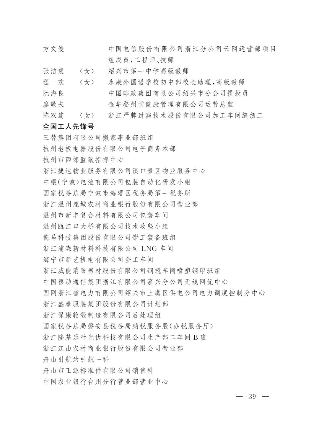重磅！2022年全国五一劳动奖和全国工人先锋号名单来了！