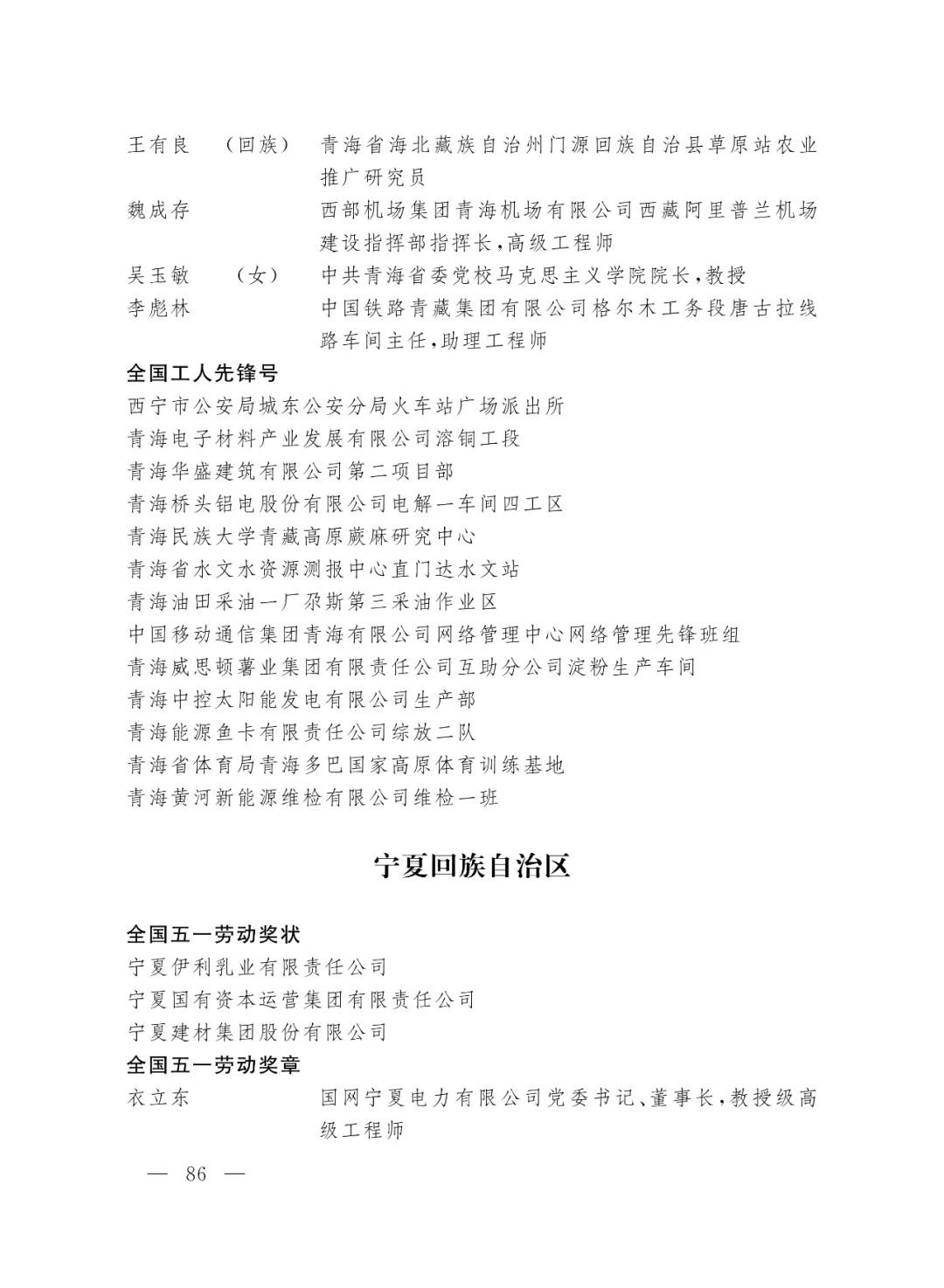 重磅！2022年全国五一劳动奖和全国工人先锋号名单来了！