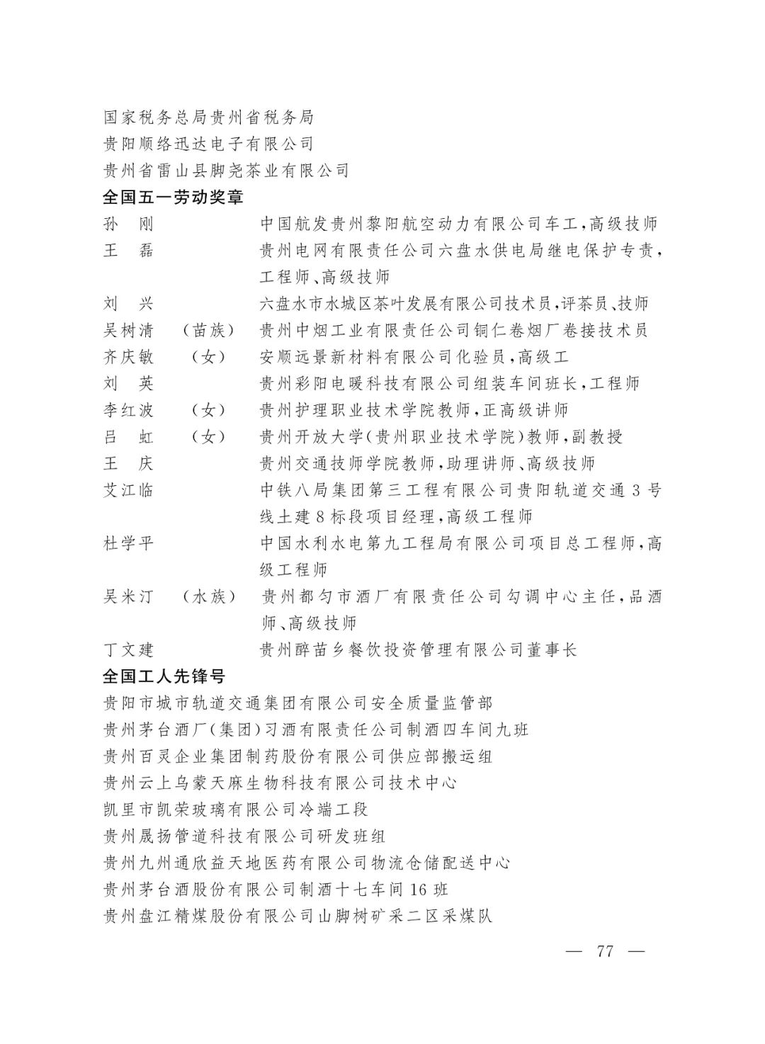 重磅！2022年全国五一劳动奖和全国工人先锋号名单来了！