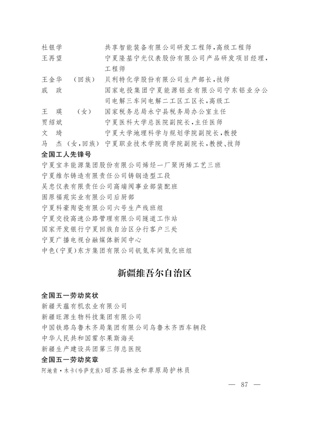 重磅！2022年全国五一劳动奖和全国工人先锋号名单来了！