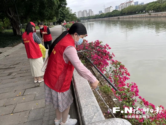 台江区常态化开展“护河爱水、清洁家园”行动