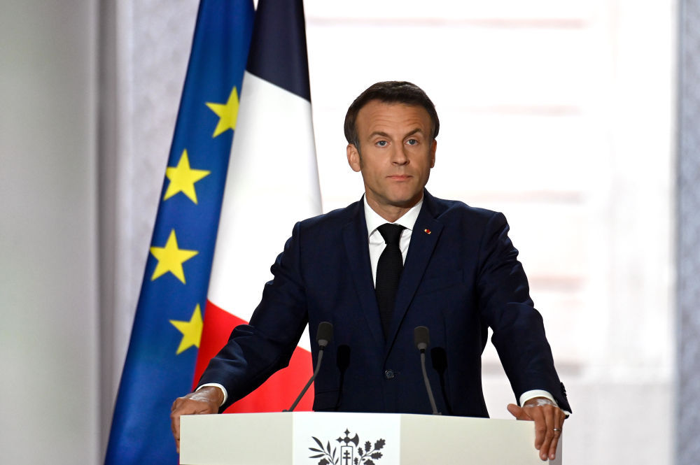 法国总统马克龙连任就职仪式举行