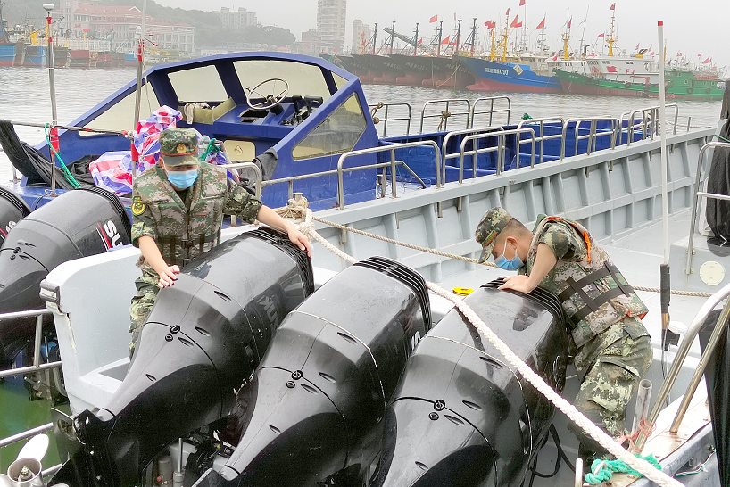 打击“大飞” 福州海警查扣3艘非法改装船舶