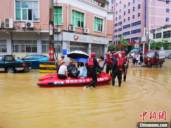 三明市区多处被淹 全市转移民众22094人次