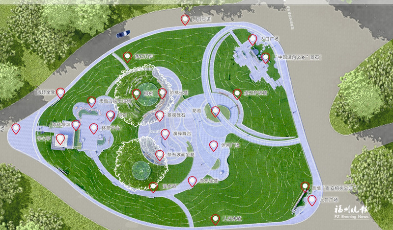 连江贵安升级改造榕树公园 打造网红打卡点