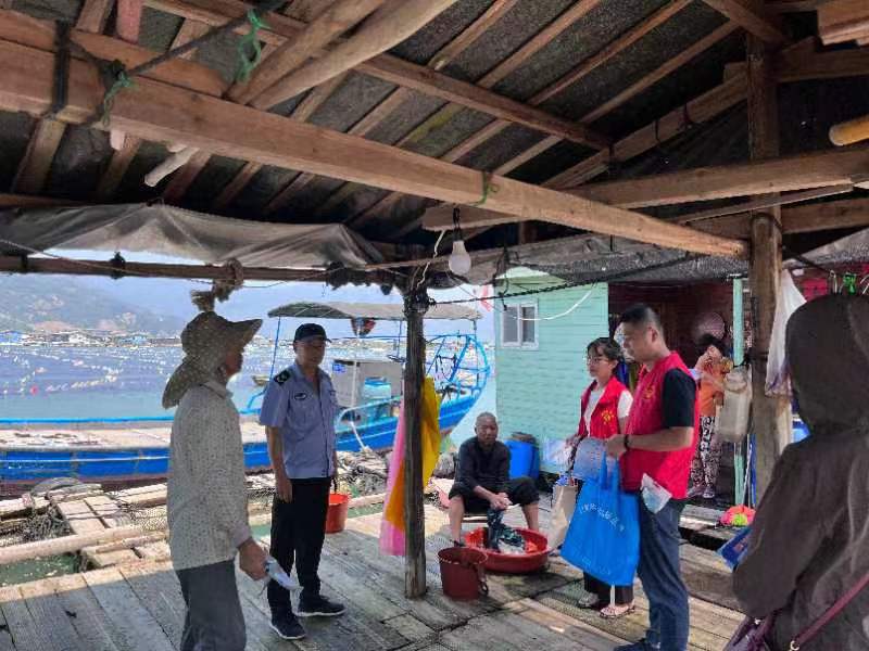 罗源县开展海上生物安全主题宣传活动