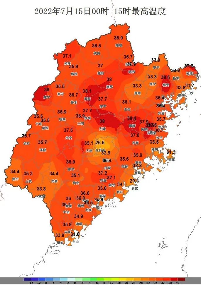 福建：副高牢牢掌控，晴热继续发威