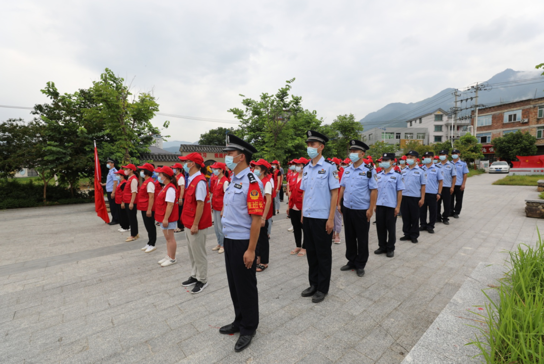 闽清县首个红梅义警队在东桥成立