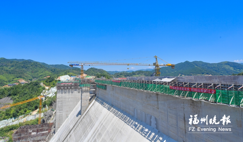 罗源霍口水库大坝封顶 建成后日最大供水量160万吨