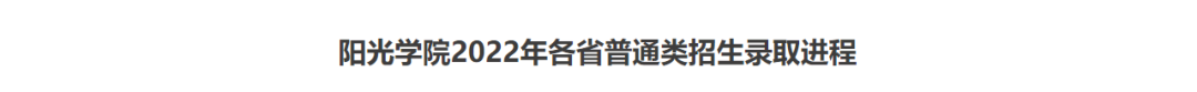 2022福建本科批投档线陆续公布！