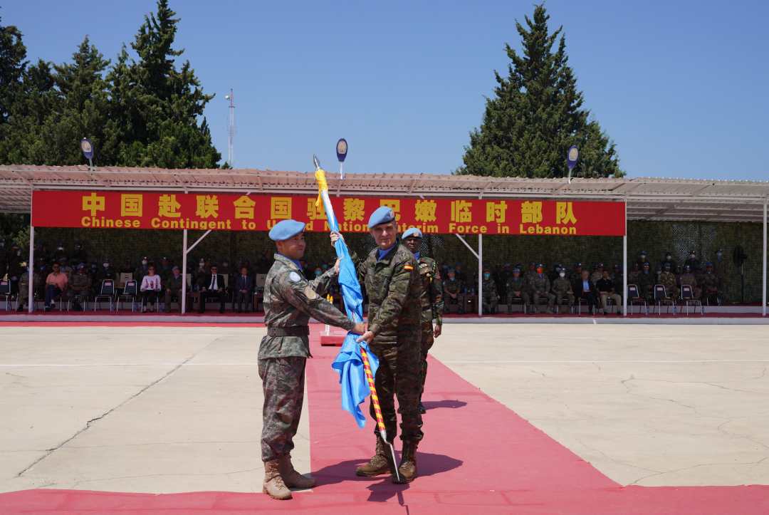 中国赴黎巴嫩维和部队完成第20次轮换交接
