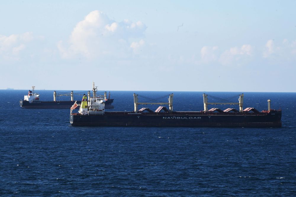 乌禁止俄石油过境 数十万吨粮食已运离乌港口