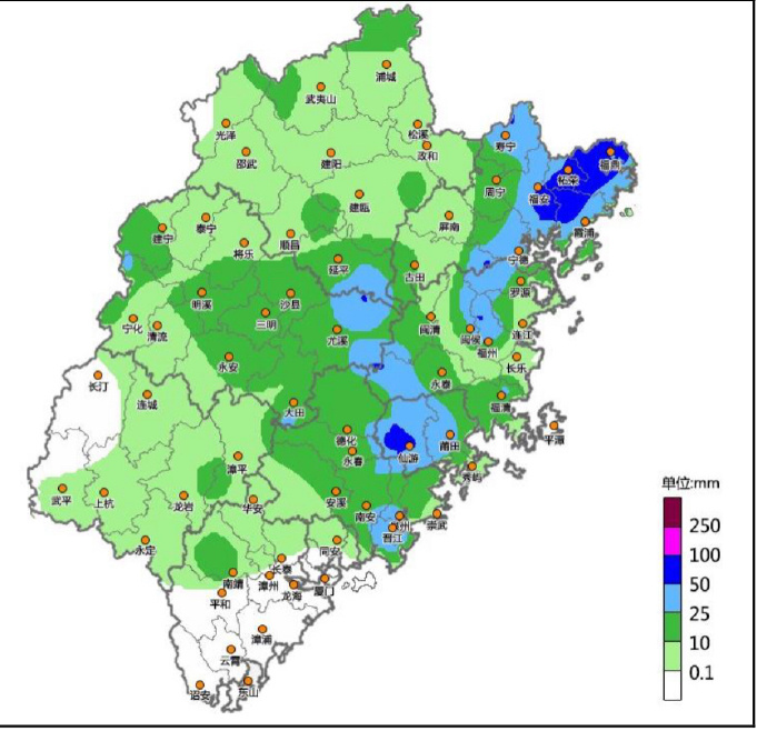 雨水上线，福建高温退！退！退！