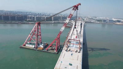 翔安大桥主线合龙！福建首座，与港珠澳大桥同款工艺！