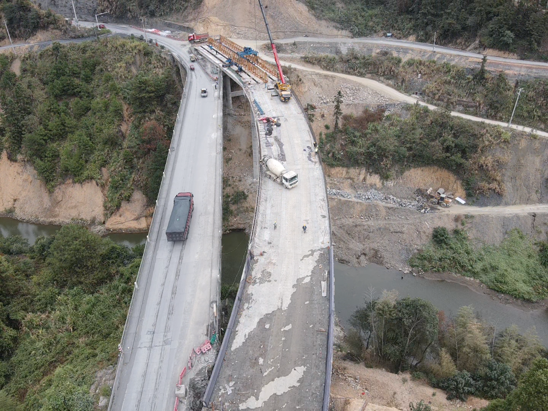 三明这座省道大桥主体结构建成，距离通车又近一步！