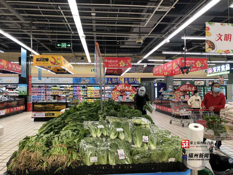福州蔬菜价格较疫情前下跌1.8%