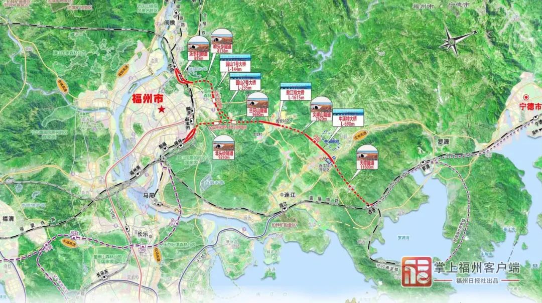 福州首条自建铁路——福州港口后方铁路正式动工