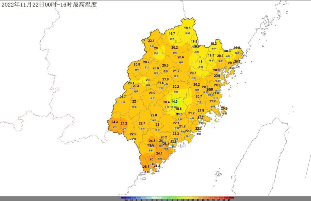 小雪不见雪，福建雨水送清凉