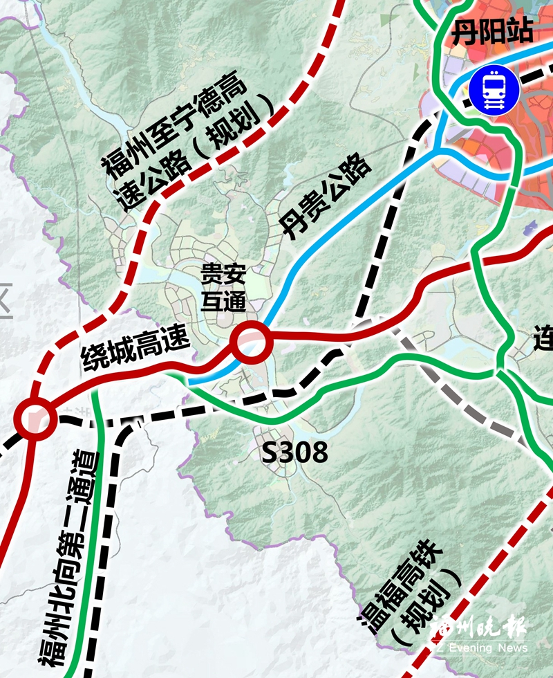 丹贵公路建设有新进展，建成后福州现代物流城30分钟内“进城”