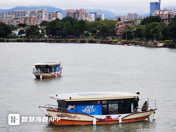 福州温泉公园码头“新”!公众可以乘坐龙舟