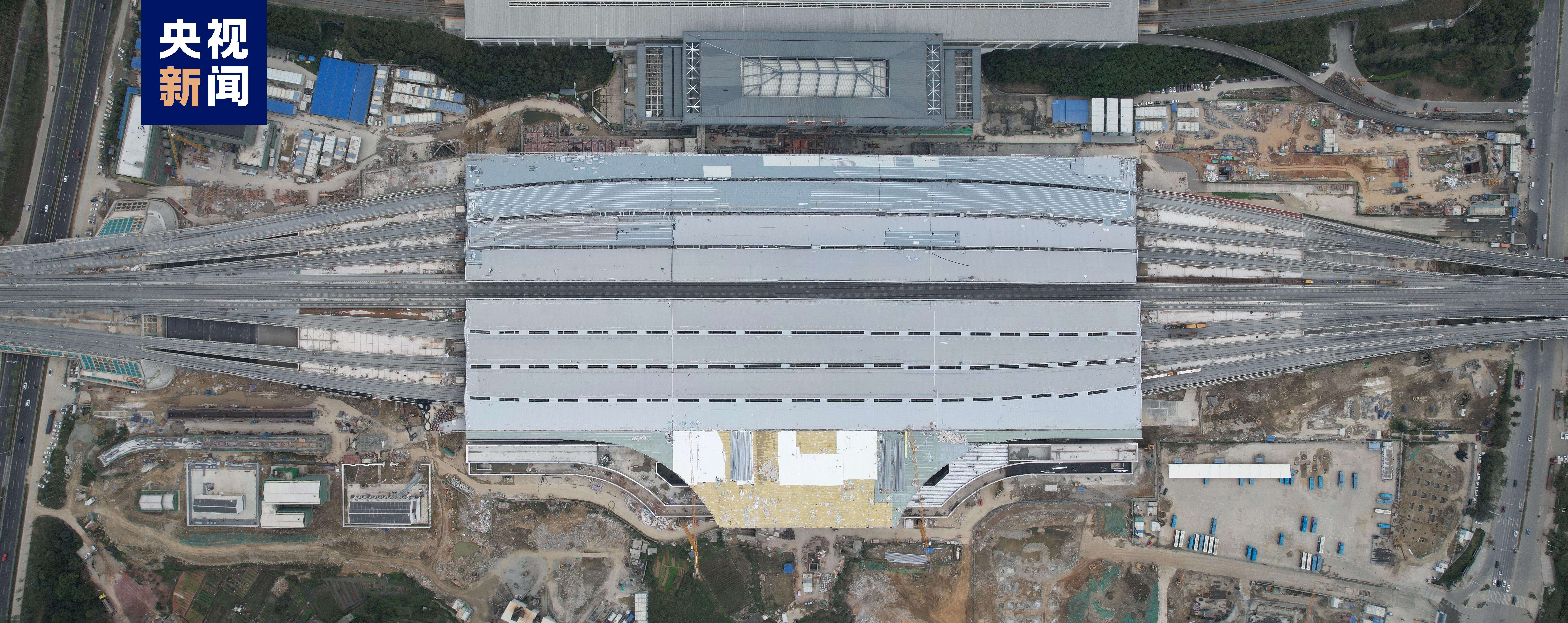福厦高铁福州火车南站主体结构全面完成 新老站房将实现有机整合
