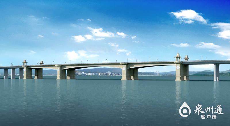 连接“两江一湾” 泉州金屿大桥正式开工