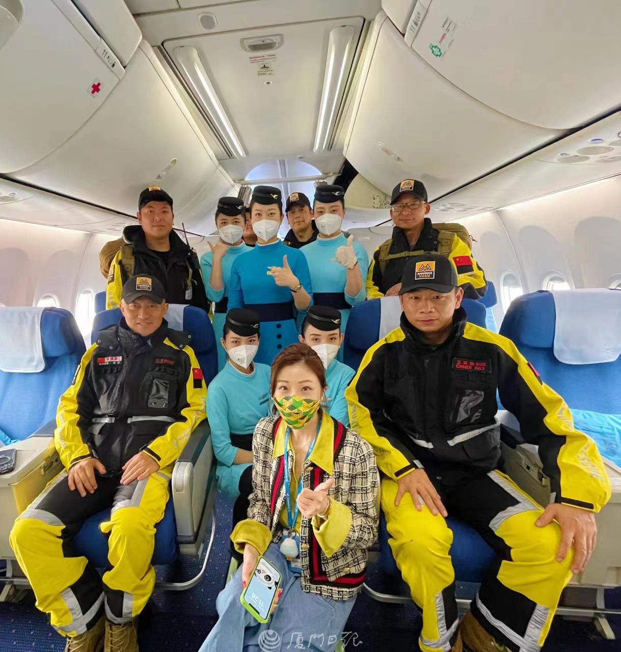 出发！中国首支救援队搭乘厦航，驰援土耳其地震灾区！