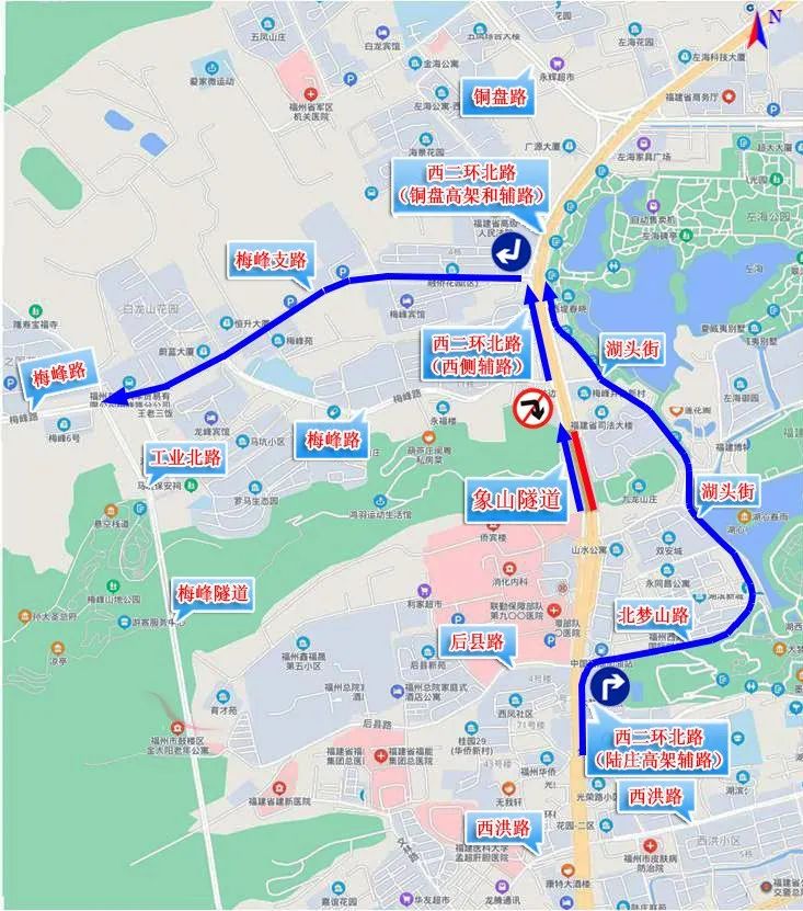 注意！2月18日起，象山隧道周边道路通行有变！