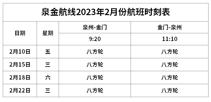 就在明天！这条“小三通”客运航线复航